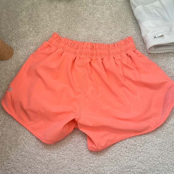 lululemon athletica Bright Coral Athletic Shorts - Picture 2 of 2